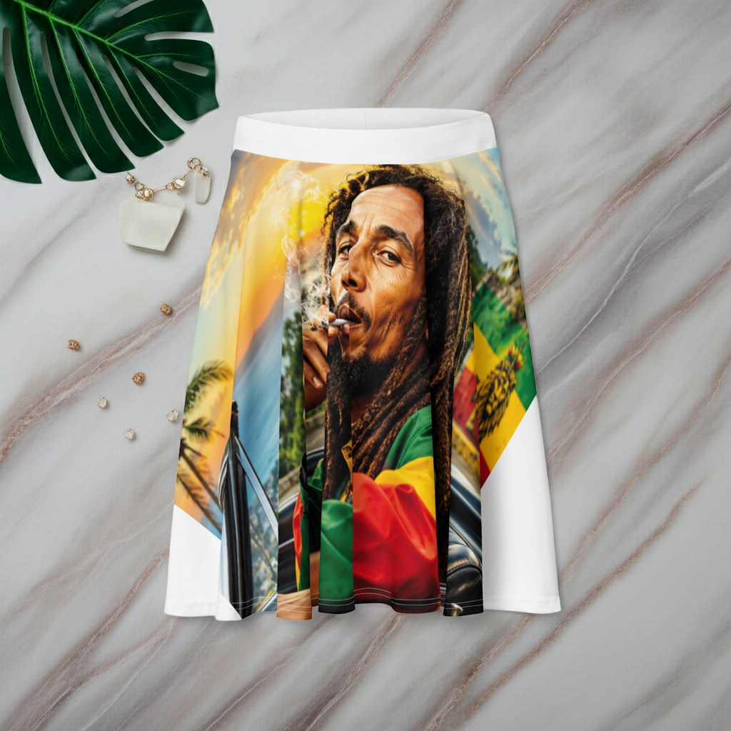 (Bob Marley)Skater Skirt