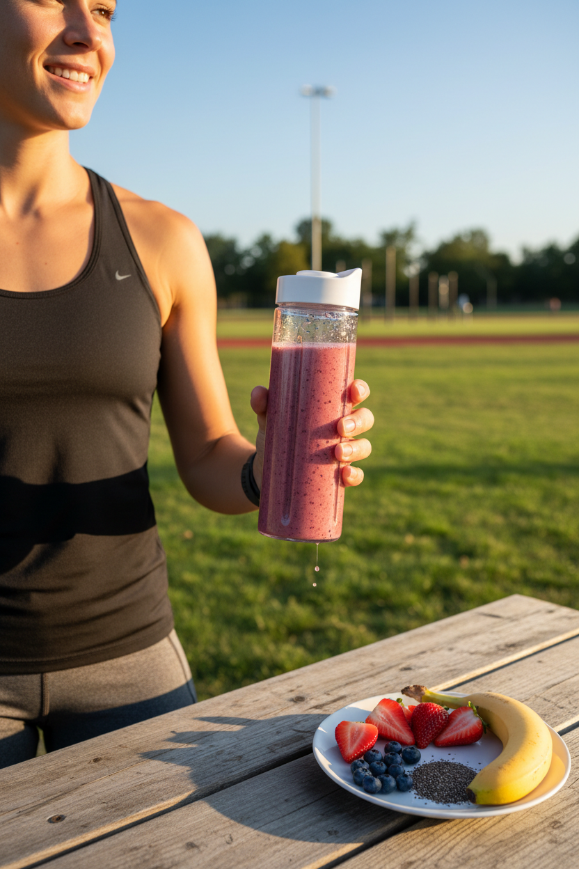 Portable Blender Bottle Lifestyle